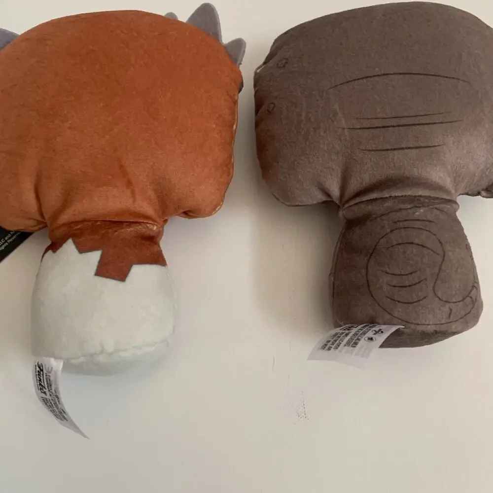 Funko POP! Plushies: 6'' Jurassic Stygimoloh T-Rex Lot Of 2 Beanbag Mini Plush